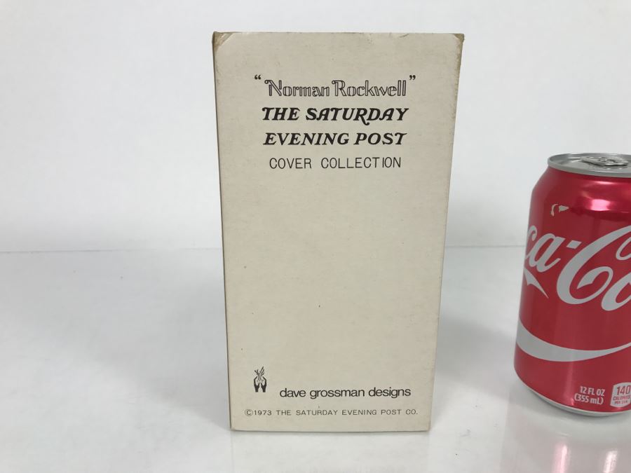 Vintage 1973 Norman Rockwell Figurine The Saturday Evening Post Dave Grossman Designs With Original Box Redhead [Photo 2]