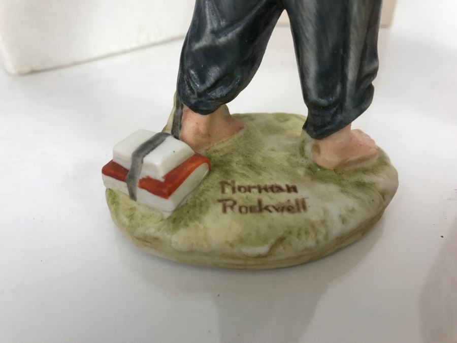 Vintage 1973 Norman Rockwell Figurine The Saturday Evening Post Dave Grossman Designs With Original Box Redhead [Photo 5]