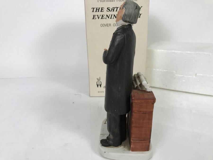 Vintage 1973 Norman Rockwell Figurine The Saturday Evening Post Dave Grossman Designs With Original Box Schoolmaster [Photo 10]