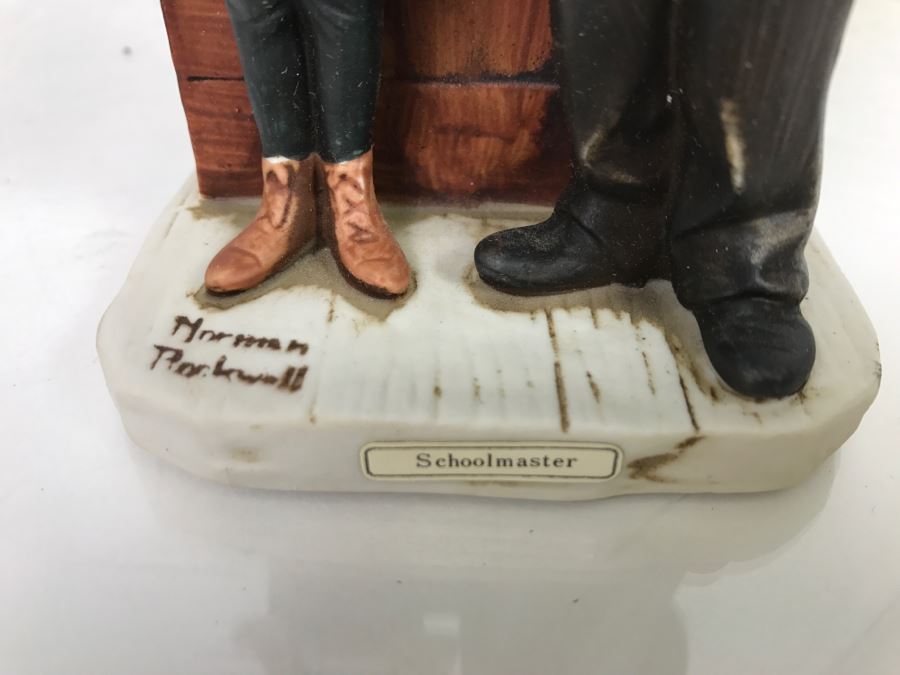 Vintage 1973 Norman Rockwell Figurine The Saturday Evening Post Dave Grossman Designs With Original Box Schoolmaster [Photo 6]