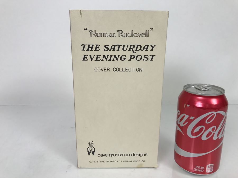 Vintage 1973 Norman Rockwell Figurine The Saturday Evening Post Dave Grossman Designs With Original Box Schoolmaster [Photo 2]