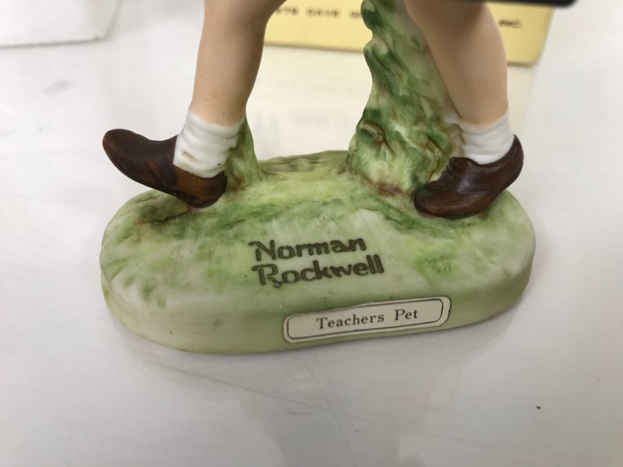 Vintage 1979 Norman Rockwell Figurine Dave Grossman Designs With Original Box Teachers Pet [Photo 6]