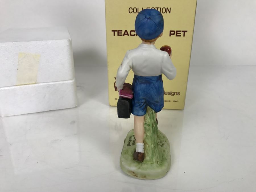Vintage 1979 Norman Rockwell Figurine Dave Grossman Designs With Original Box Teachers Pet [Photo 10]