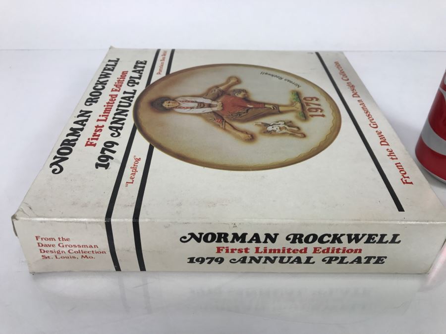 Norman Rockwell First Limited Edition 1979 Annual Plate With Box Dave Grossman Design Collection [Photo 4]
