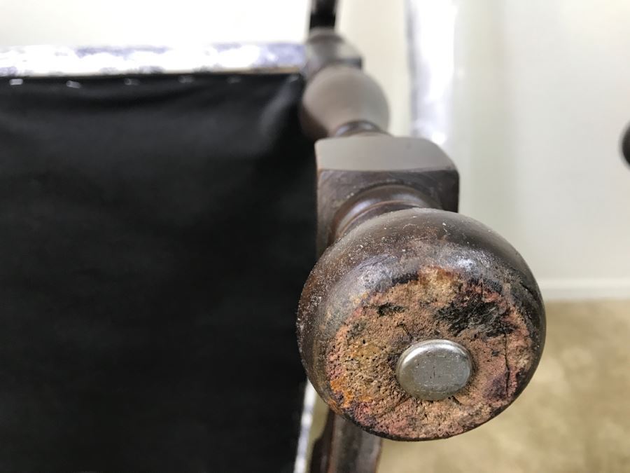 Vintage His And Her Newly Upholstered Chairs With Extra Bolt Of Fabric 24'W X 27'D X 34'H [Photo 20]