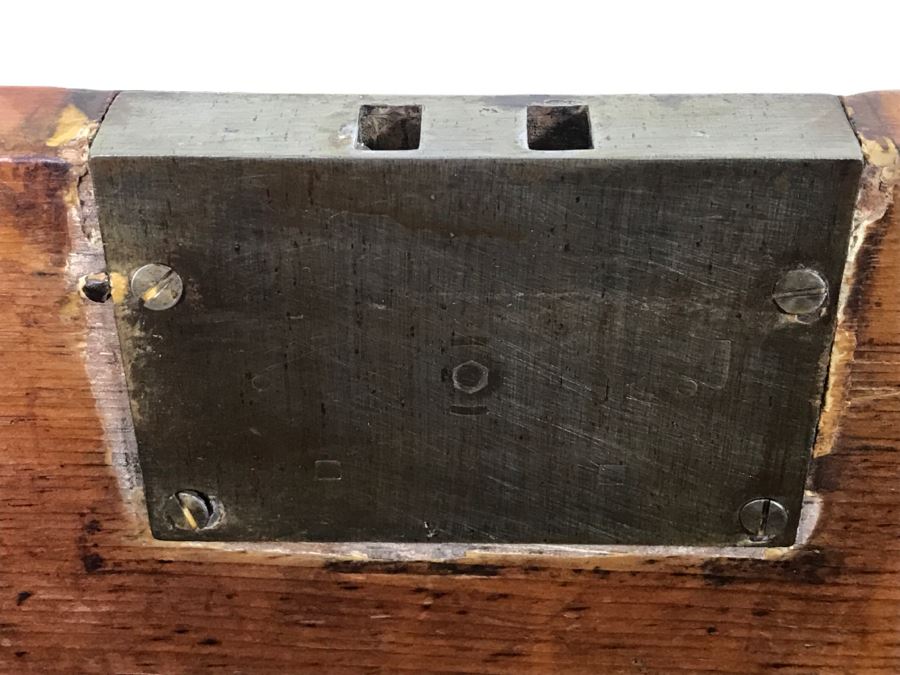 Early American Primitive Antique Pine Chest With Lower Drawer - Attached To Back Of Chest Are Newspaper Clippings About Liberation Of PERU War Dated 1825 - See Photos [Photo 49]