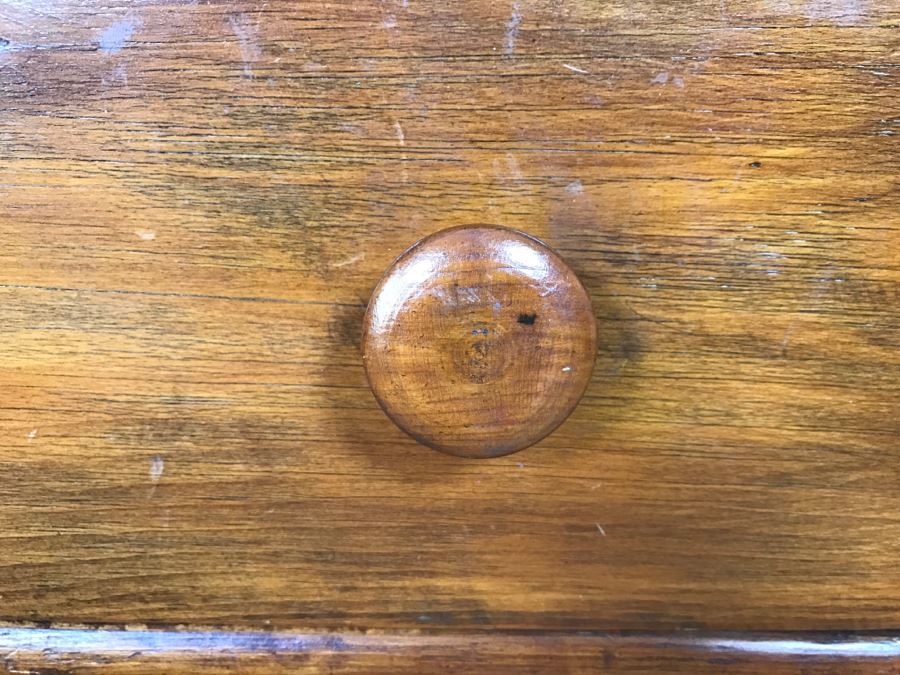 Antique Early American Primitive Pine Chest Of Drawers Dresser [Photo 5]