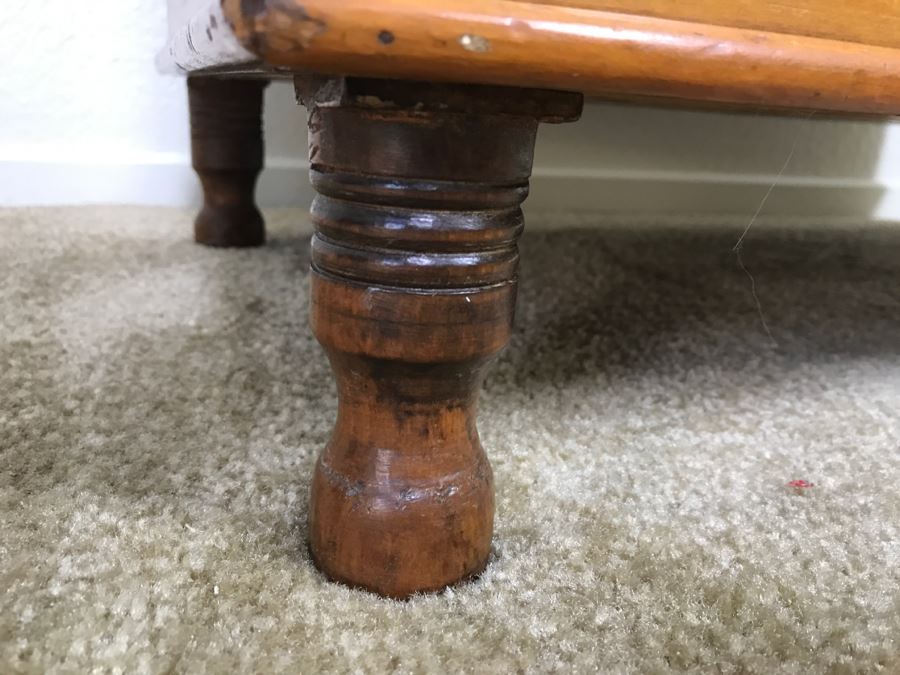 Primitive Antique Pine Chest Of Drawers - Originally Chest With Hinged Top 31.5'W X 17'D X 21'H [Photo 13]