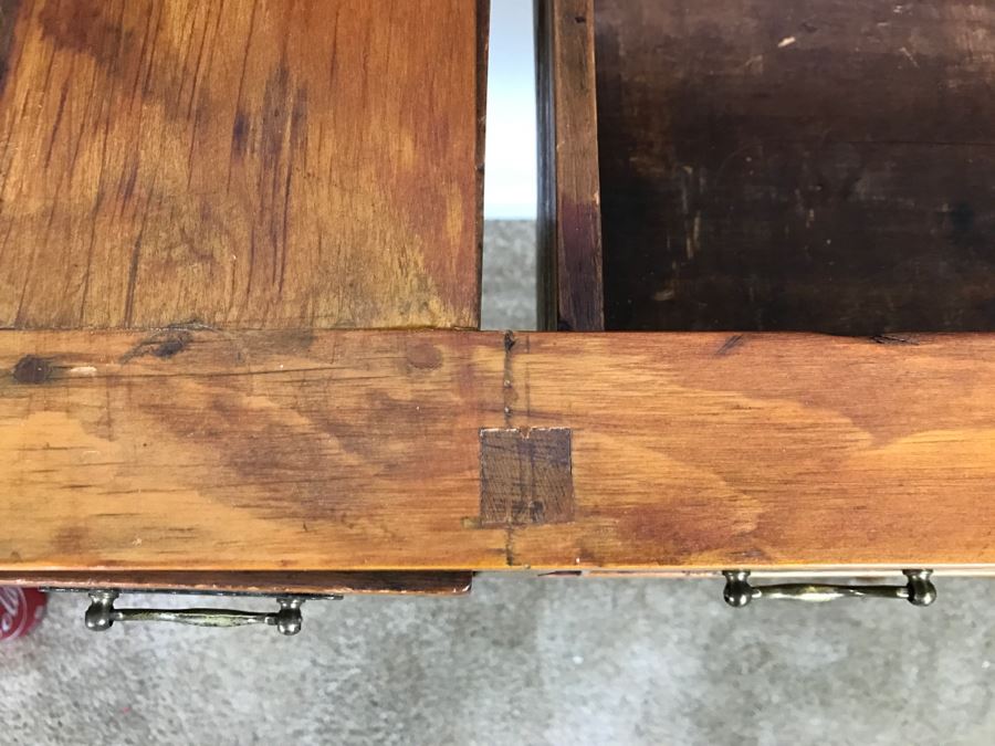 Primitive Antique Gaming Table - Click To See All Photos 32.5'W X 15.5'D X 29'H [Photo 19]