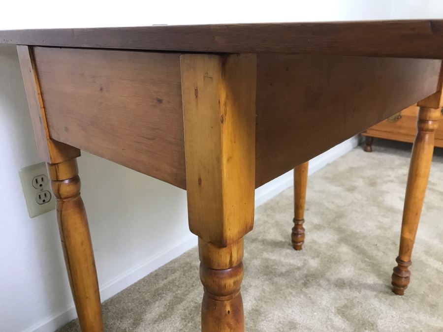 Primitive Antique Gaming Table - Click To See All Photos 32.5'W X 15.5'D X 29'H [Photo 37]