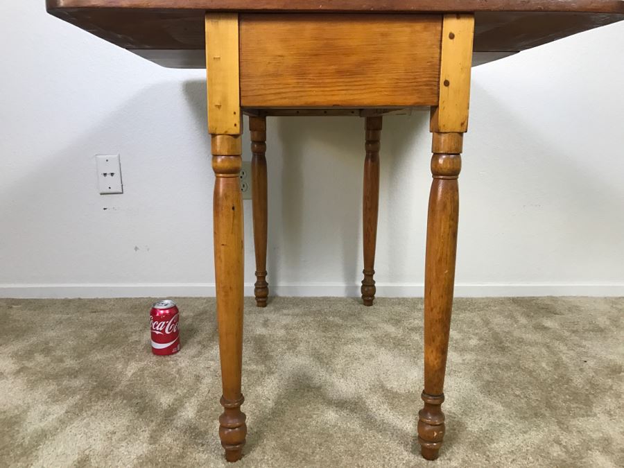 Primitive Antique Gaming Table - Click To See All Photos 32.5'W X 15.5'D X 29'H [Photo 28]