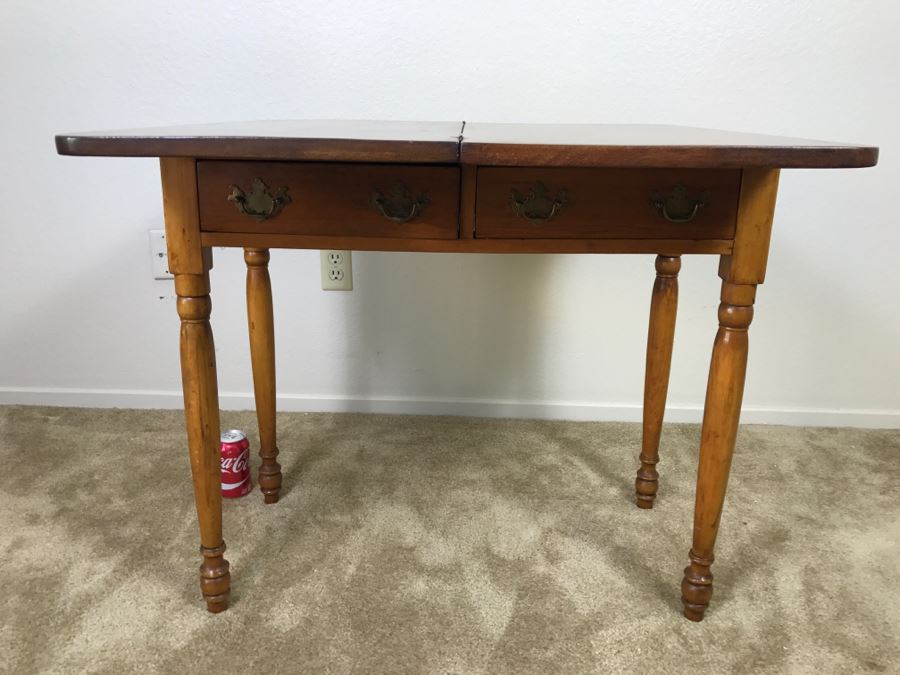 Primitive Antique Gaming Table - Click To See All Photos 32.5'W X 15.5'D X 29'H [Photo 23]