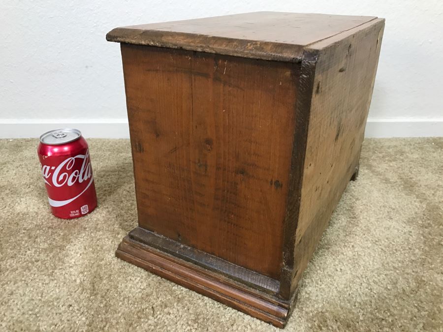 Old Wooden 3-Drawer Box 14.5'W X 8'D X 10.5'H [Photo 12]