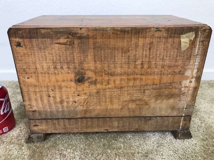 Old Wooden 3-Drawer Box 14.5'W X 8'D X 10.5'H [Photo 11]