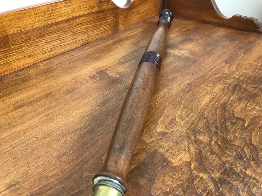 Antique Brass Bed Warmer [Photo 7]