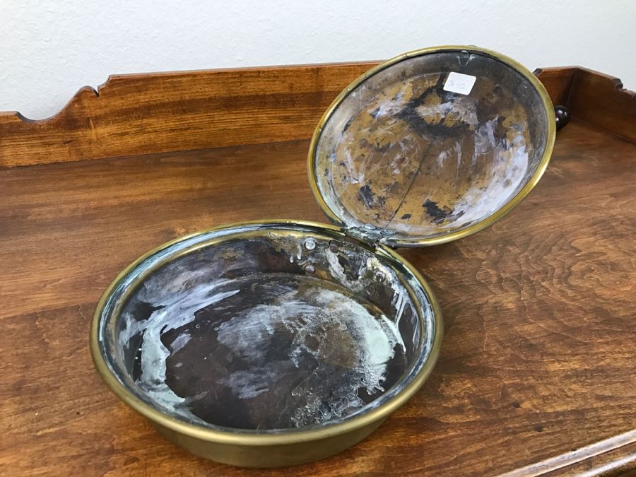 Antique Brass Bed Warmer [Photo 6]