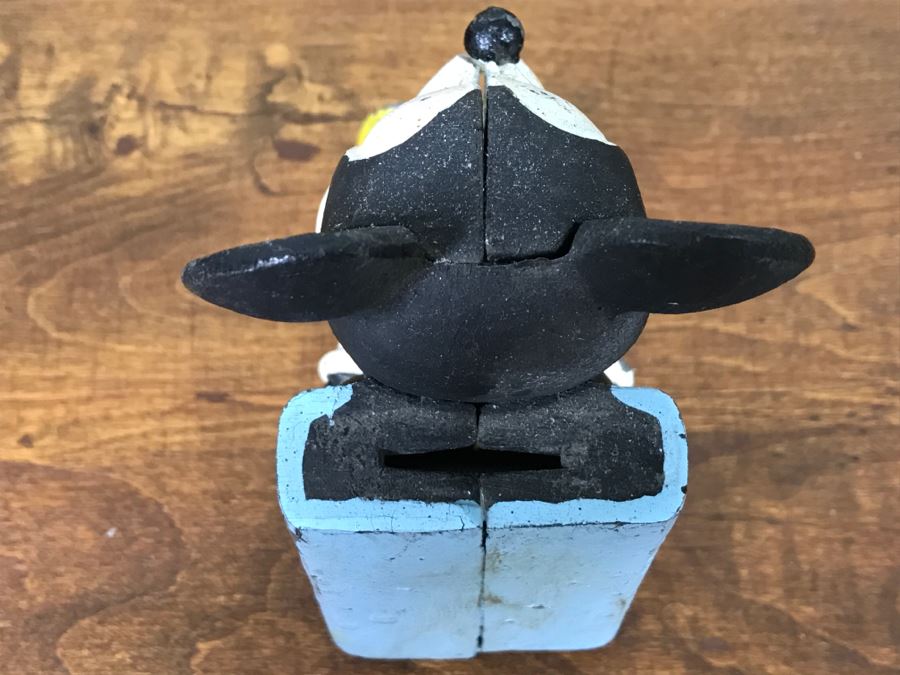 Vintage Cast Iron Hand Painted Walt Disney Mickey Mouse Bank [Photo 14]