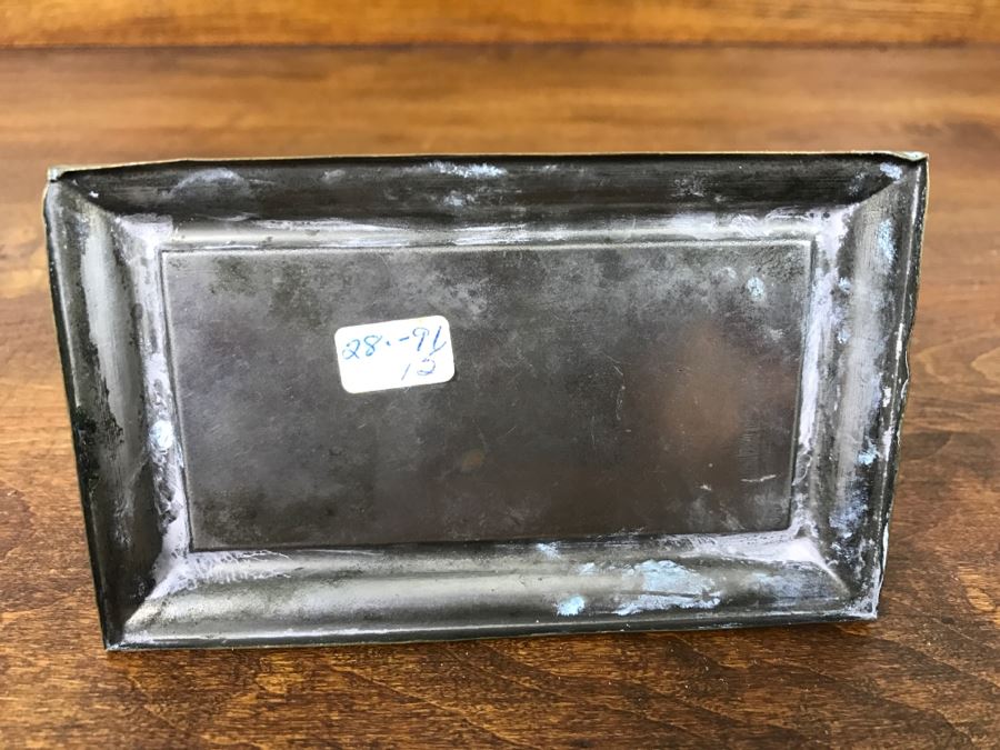 Ornate Old Brass Hair Pin Box [Photo 6]