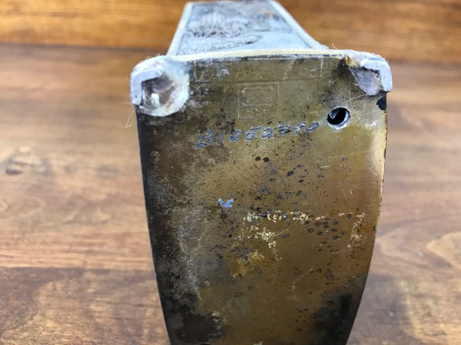 Old Metal Relief Clock Case By W. B. Mfg Co 556 With Porcelain Face Waterbury Clock Co Clock Face - Not Working [Photo 16]