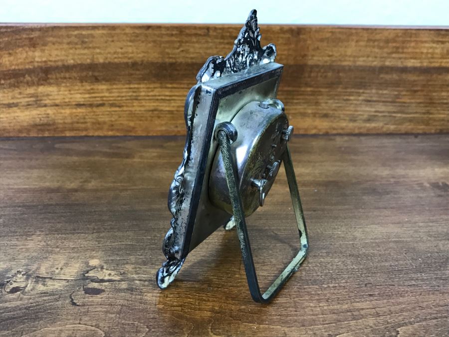 Vintage Gorham Silver CYMA Watch Co Swiss Alarm Clock [Photo 13]