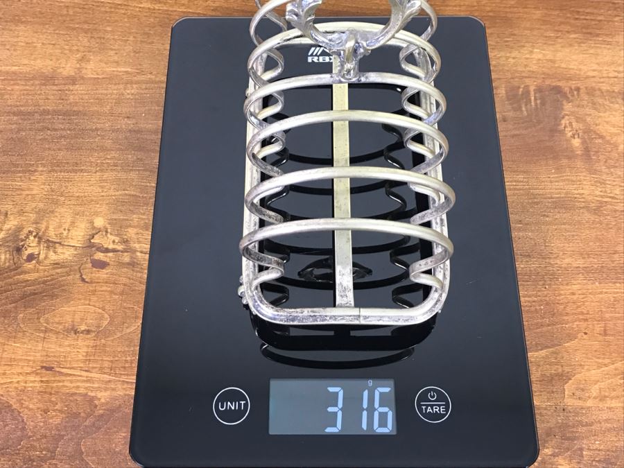 Antique Silver Footed Toast Rack 316g [Photo 14]