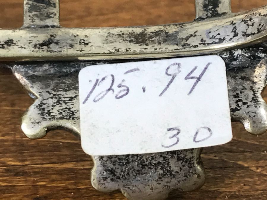 Antique Silver Footed Toast Rack 316g [Photo 13]