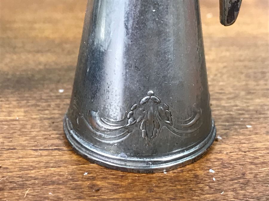 Vintage Candle Holder With Snuffer Marked Leonard [Photo 6]