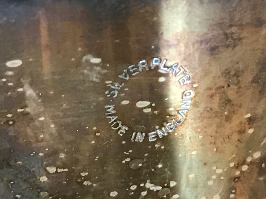 Vintage English Silverplated Footed Open Sugar Scuttle With Scoop [Photo 6]