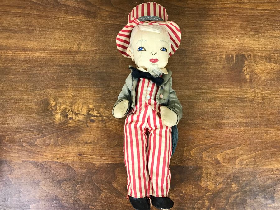 Old Uncle Sam Cloth Doll [Photo 1]