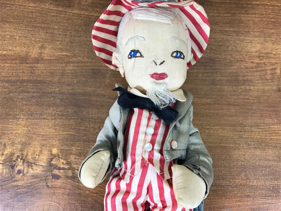 Old Uncle Sam Cloth Doll [Photo 7]