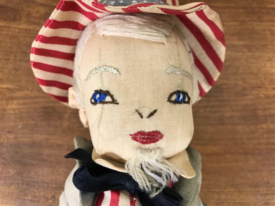 Old Uncle Sam Cloth Doll [Photo 2]