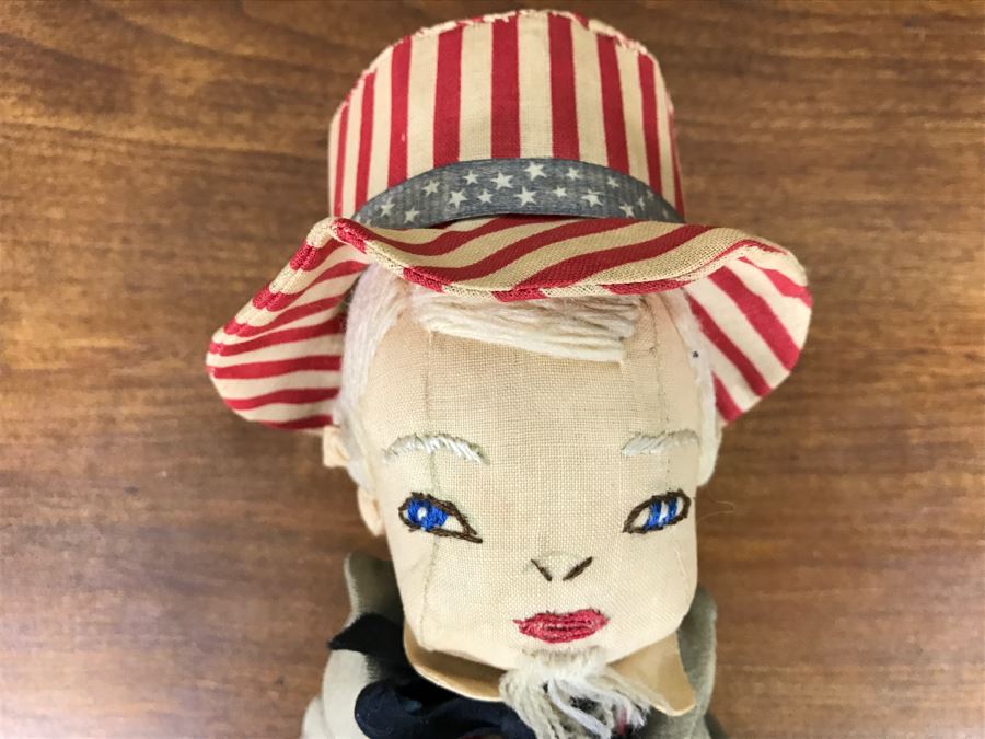 Old Uncle Sam Cloth Doll [Photo 3]