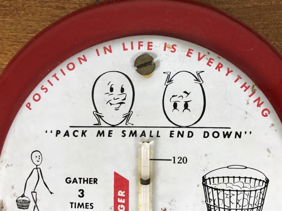 Vintage Advertising Egg Thermometer Institute Of American Poultry Industries [Photo 3]