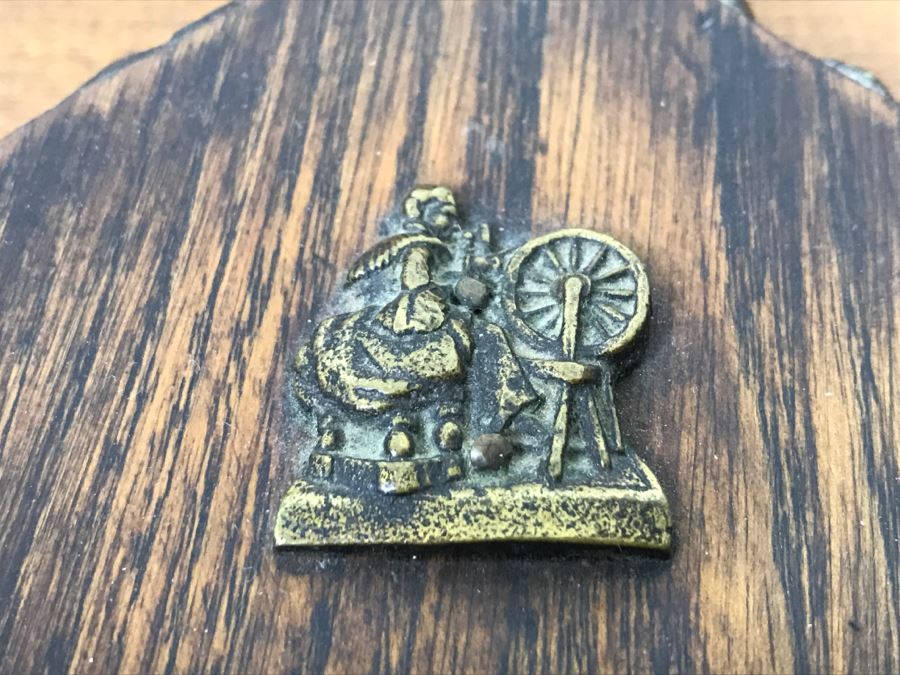 Small Vintage Wood And Brass Bellows [Photo 6]