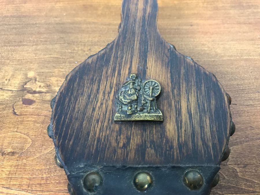 Small Vintage Wood And Brass Bellows [Photo 5]