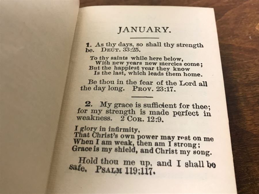 Vintage Miniature Book Daily Food For Christians Thomas Y Crowell & Co [Photo 6]