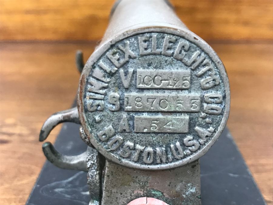Vintage Curling Iron With Heater On Marble Base By Simplex Electric Heating Company - Not Sure If It Works [Photo 5]