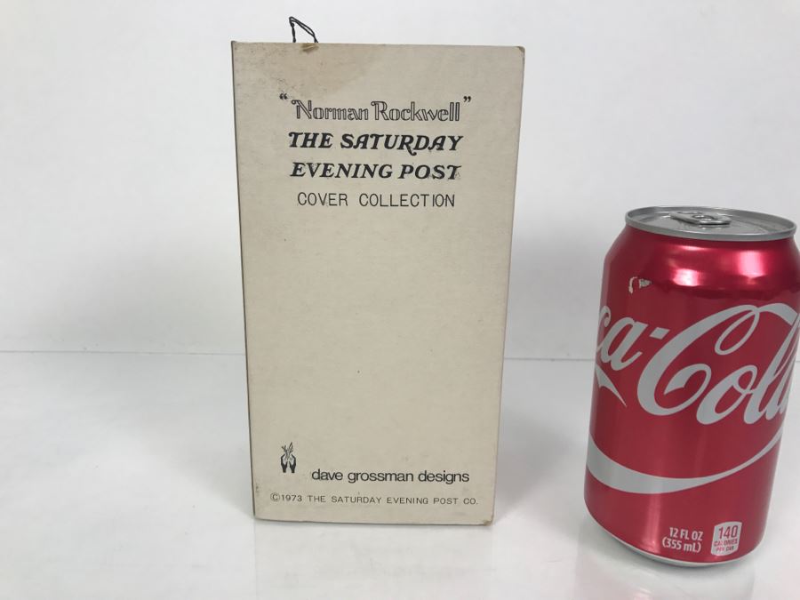 Vintage 1973 Norman Rockwell Figurine The Saturday Evening Post Dave Grossman Designs With Original Box Redhead [Photo 2]