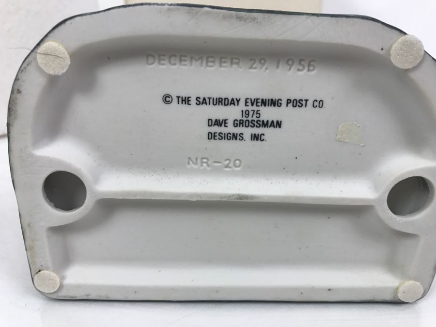 Vintage 1975 Norman Rockwell Figurine The Saturday Evening Post Dave Grossman Designs With Original Box Discovery [Photo 9]