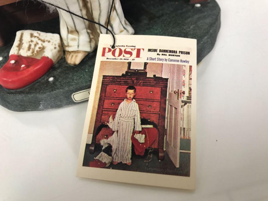 Vintage 1975 Norman Rockwell Figurine The Saturday Evening Post Dave Grossman Designs With Original Box Discovery [Photo 4]