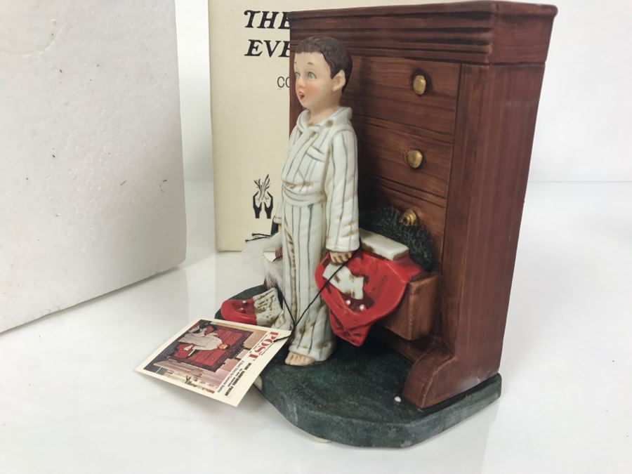 Vintage 1975 Norman Rockwell Figurine The Saturday Evening Post Dave Grossman Designs With Original Box Discovery [Photo 7]