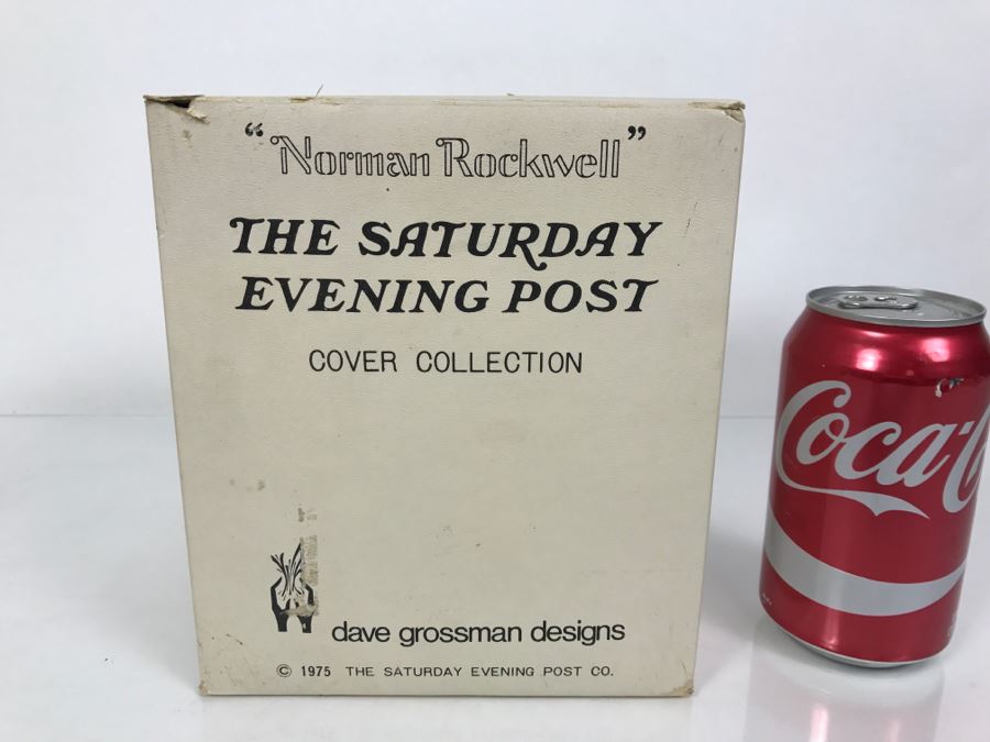 Vintage 1975 Norman Rockwell Figurine The Saturday Evening Post Dave Grossman Designs With Original Box Discovery [Photo 2]
