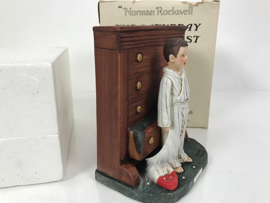 Vintage 1975 Norman Rockwell Figurine The Saturday Evening Post Dave Grossman Designs With Original Box Discovery [Photo 5]