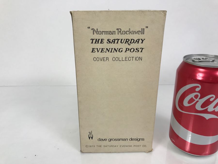 Vintage 1974 Norman Rockwell Figurine The Saturday Evening Post Dave Grossman Designs With Original Box Redhead [Photo 2]