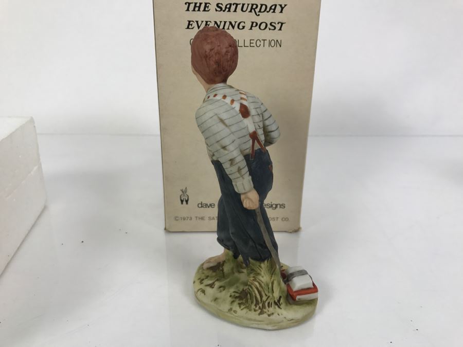 Vintage 1974 Norman Rockwell Figurine The Saturday Evening Post Dave ...