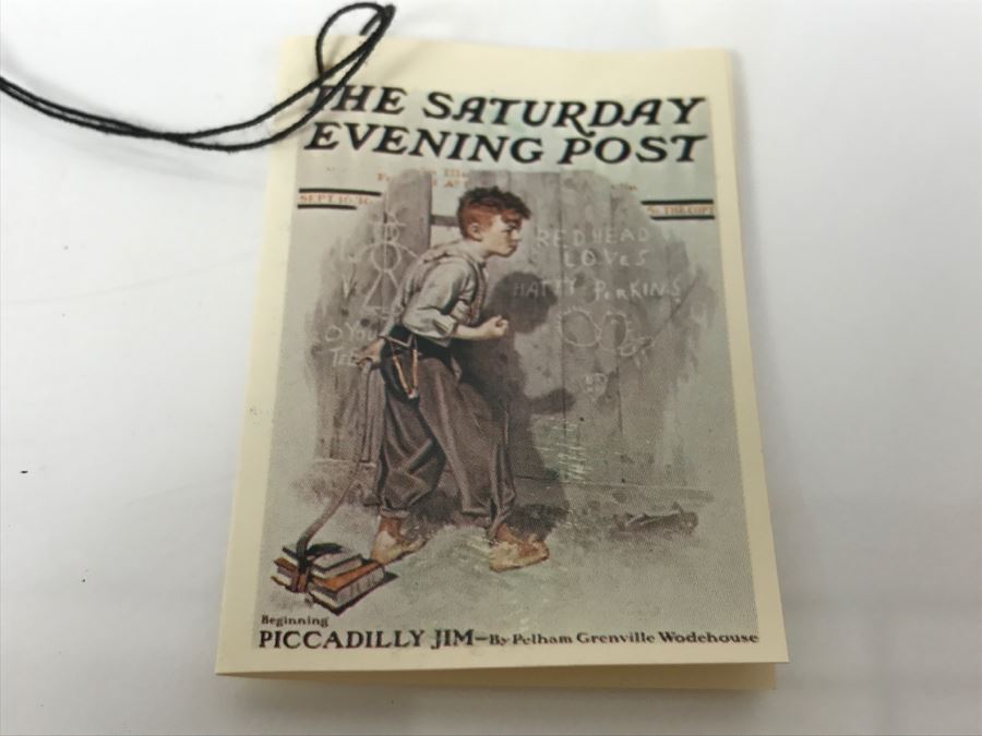 Vintage 1974 Norman Rockwell Figurine The Saturday Evening Post Dave Grossman Designs With Original Box Redhead [Photo 5]