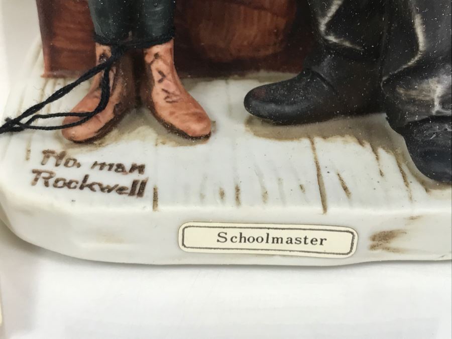 Vintage 1974 Norman Rockwell Figurine The Saturday Evening Post Dave Grossman Designs With Original Box Schoolmaster [Photo 5]