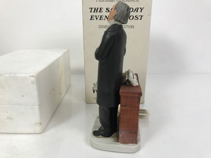 Vintage 1974 Norman Rockwell Figurine The Saturday Evening Post Dave Grossman Designs With Original Box Schoolmaster [Photo 9]