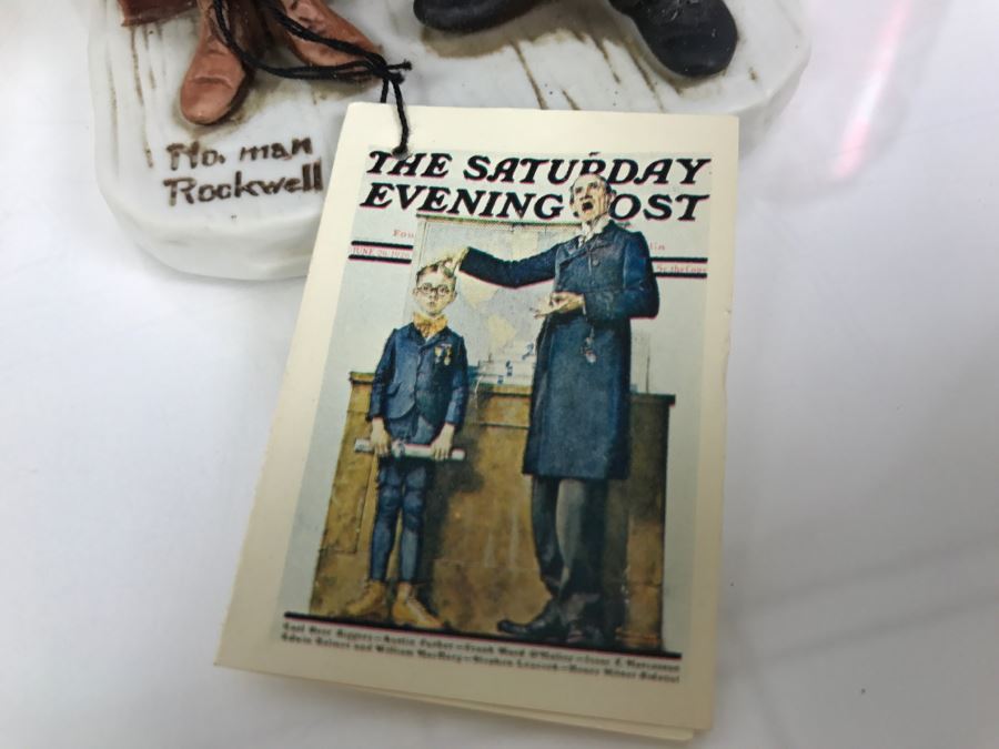 Vintage 1974 Norman Rockwell Figurine The Saturday Evening Post Dave Grossman Designs With Original Box Schoolmaster [Photo 6]