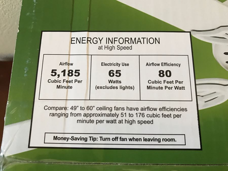 JUST ADDED - New In Box Hunter 52' White Ceiling Fan Summer Breeze Model 53039 [Photo 6]